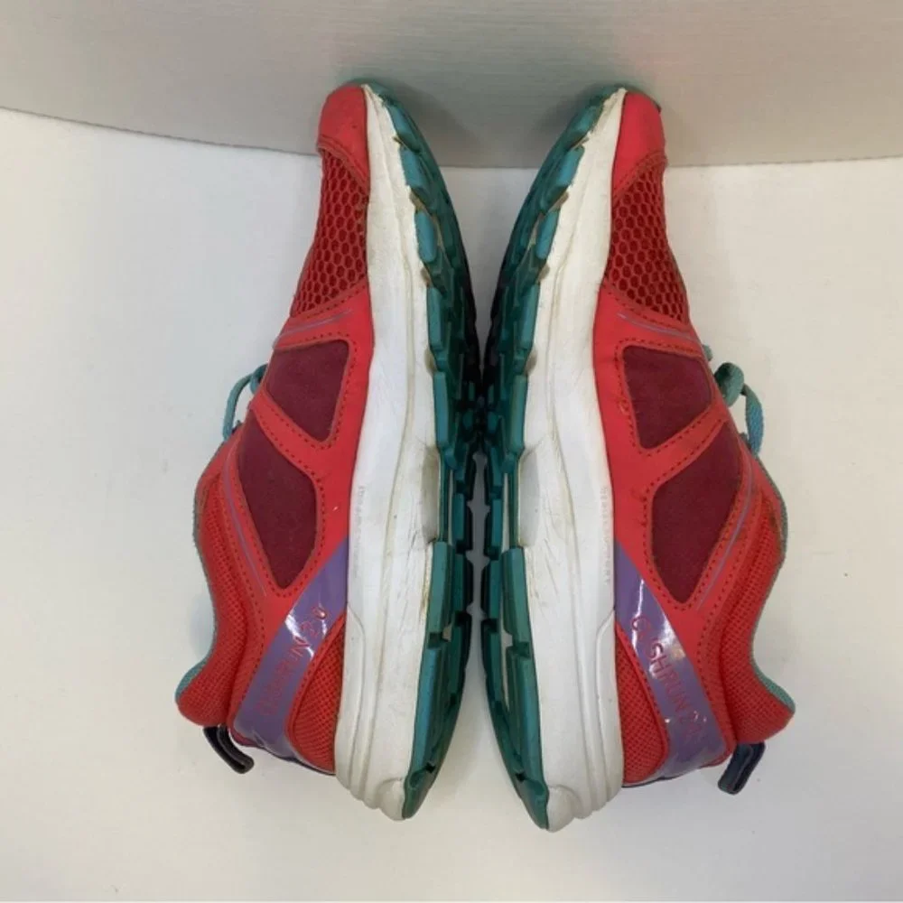 Reebok Zone Cushrun 2.0 Pink Running Shoe Sneaker Kids Youth Girl's Size 4 - Picture 3 of 11